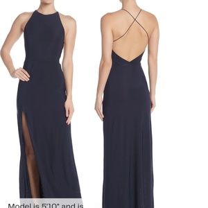 NWT Love By Design x Nordstrom Slinky Halter Dress Women Designer Size M Evening